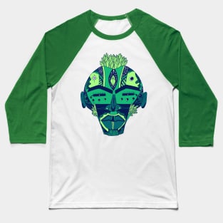 Ngreen African Mask 4 Baseball T-Shirt